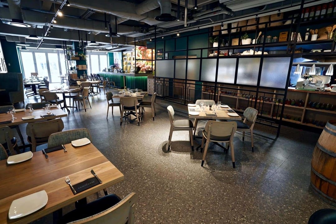 Flooring Project Kitchen Grill, Rosebank with Belgotex