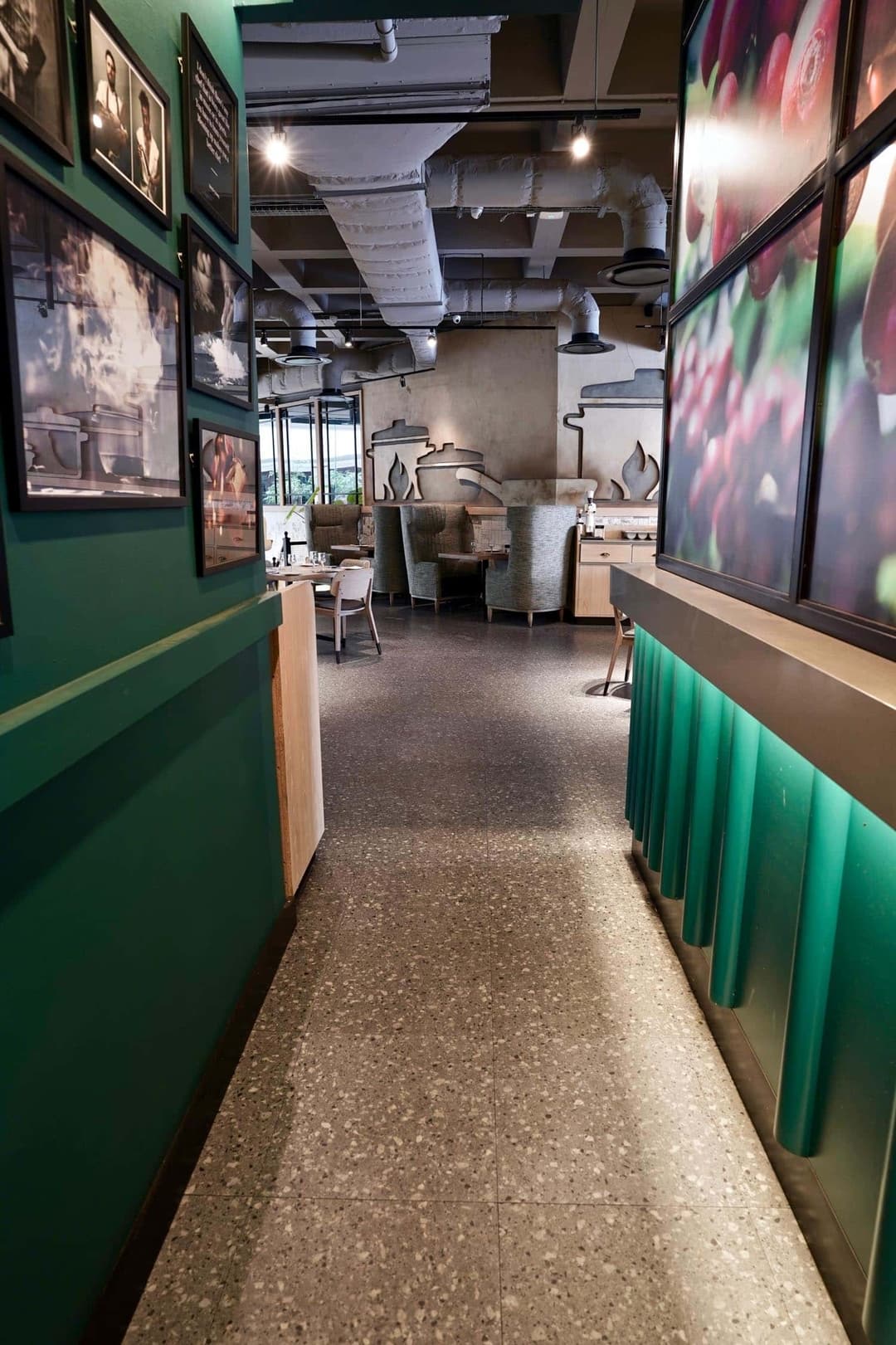 Flooring Project Kitchen Grill, Rosebank with Belgotex