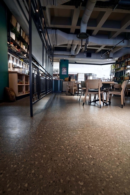 Flooring Project Kitchen Grill, Rosebank with Belgotex