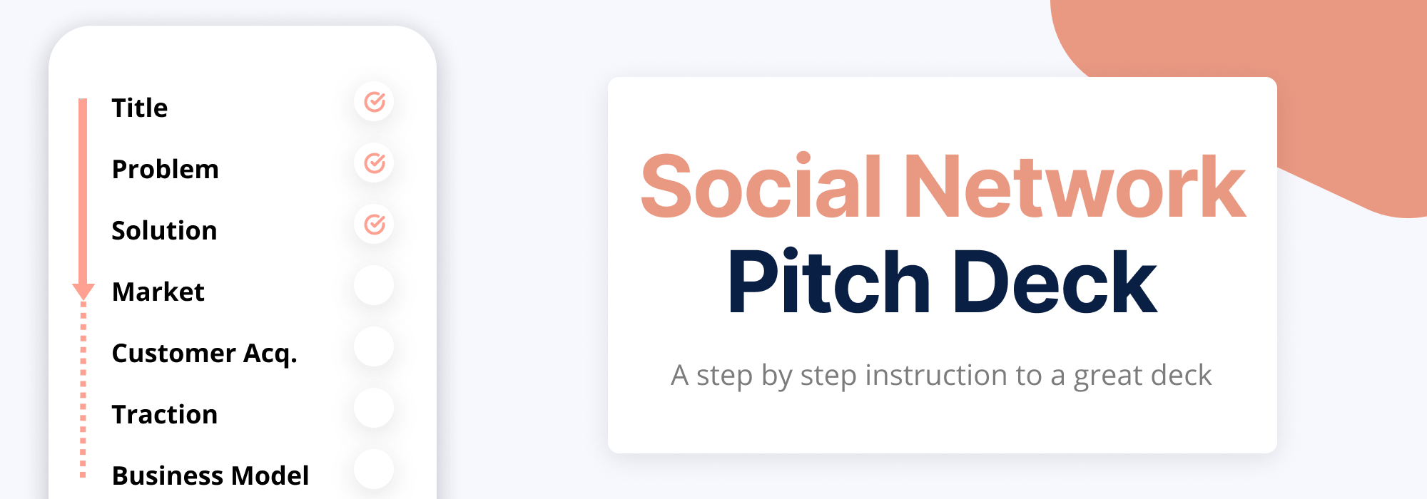Social Network Pitch Deck - How To Instructions