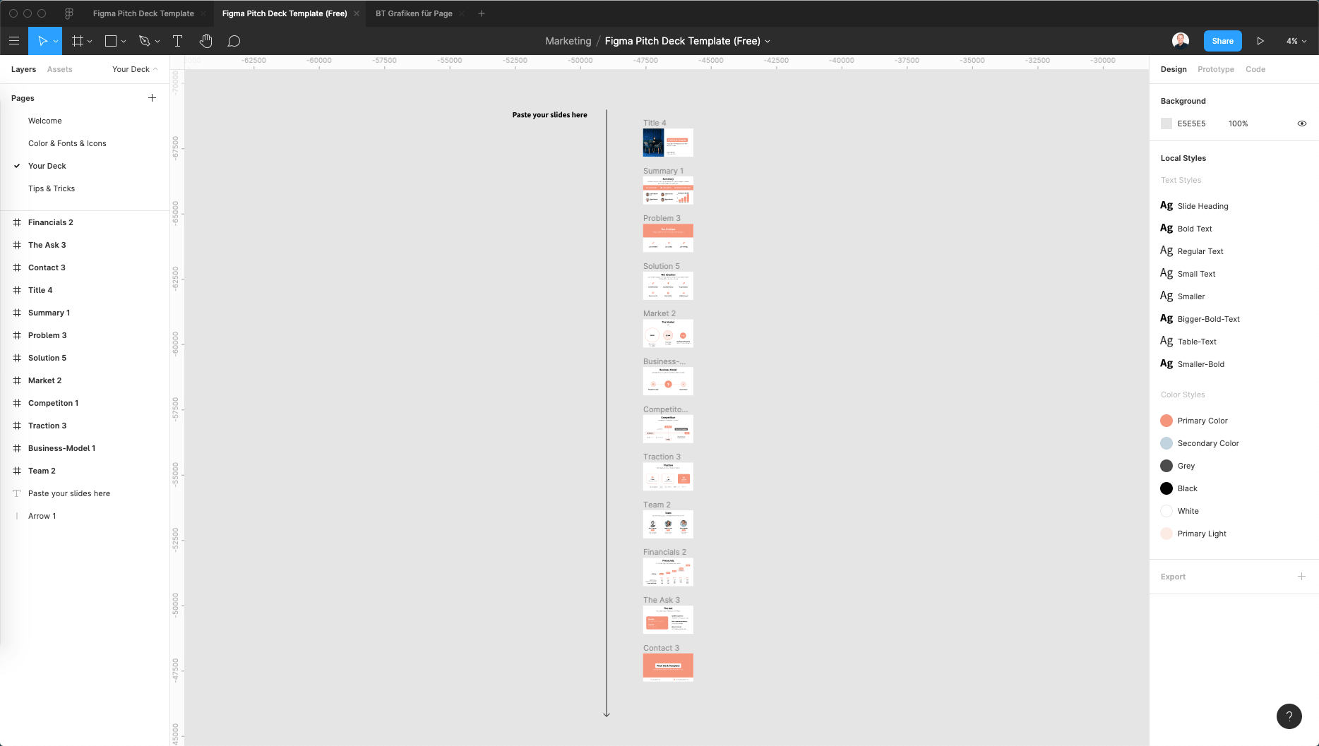pitchdeck presentation figma Building a Pitch Deck in Figma Step 4