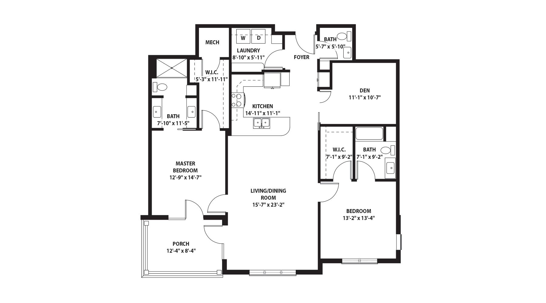 Floor Plans The Langford Retirement Community