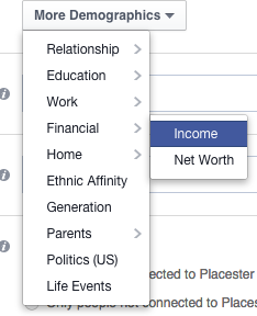 Facebook Ad More Demographics
