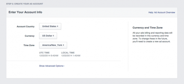 Facebook Ad Account Info