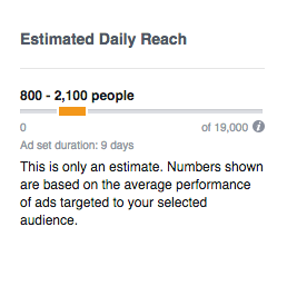 Facebook Ad Estimate Daily Reach