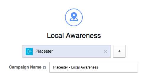 Facebook Ads Local Awareness Campaign Name