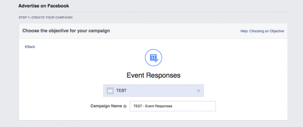 Facebook Ad Test Event