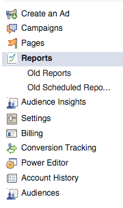 Facebook Ads Manager Reports
