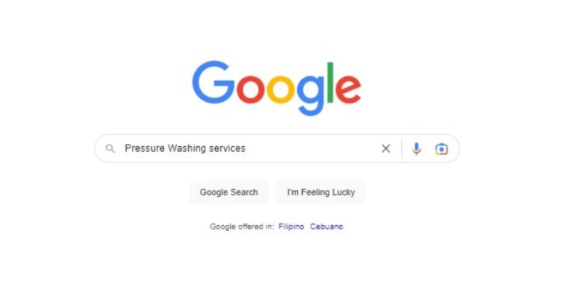 pressure washing