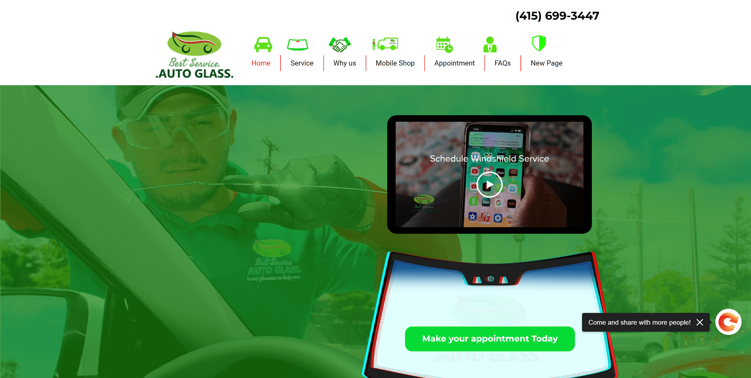 Top Auto Glass sites Critical Features to Have (+Examples)