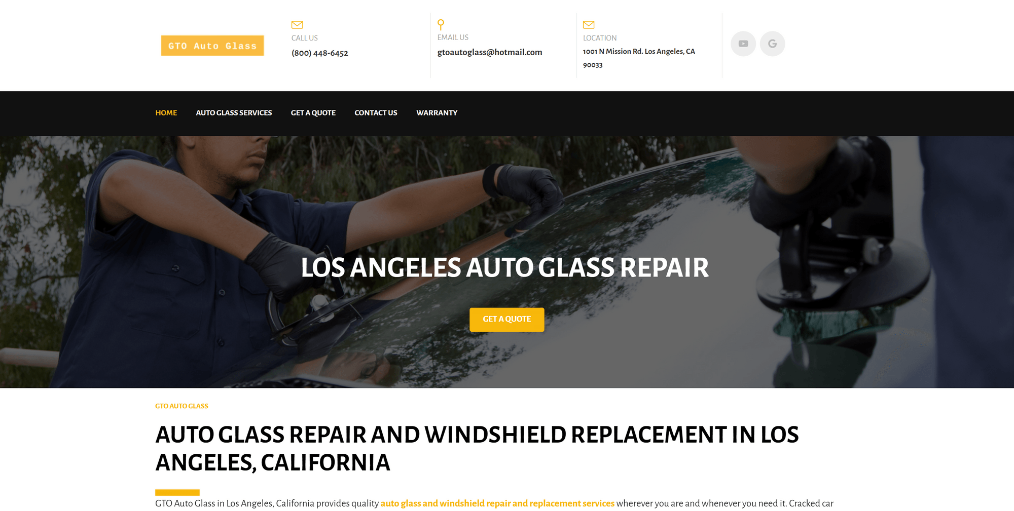 Top Auto Glass sites Critical Features to Have (+Examples)
