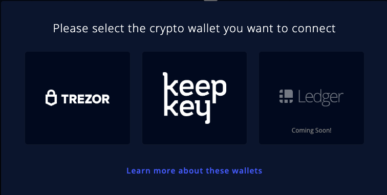 Connect the hardware wallet you already own to the new ShapeShift Platform.