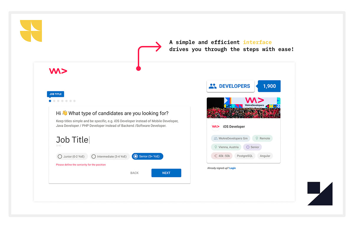 job ad generator, tech recruiting