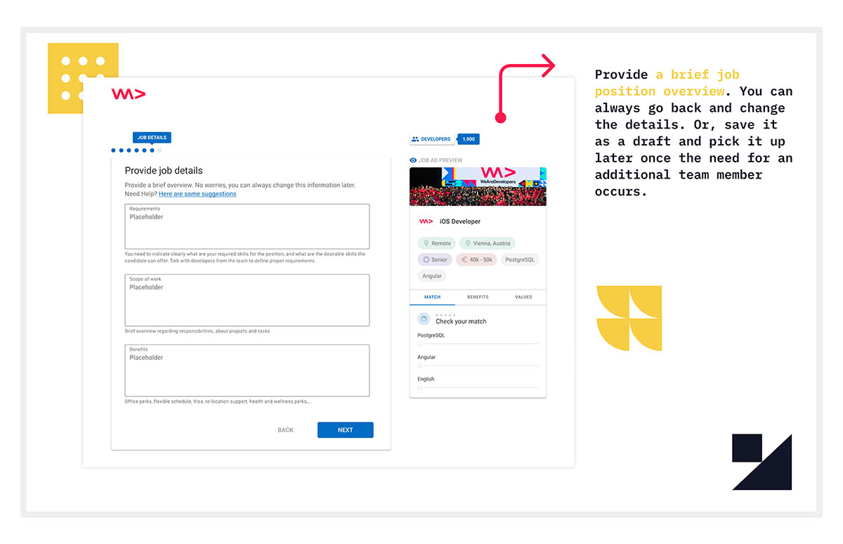 job ad generator, tech recruiting
