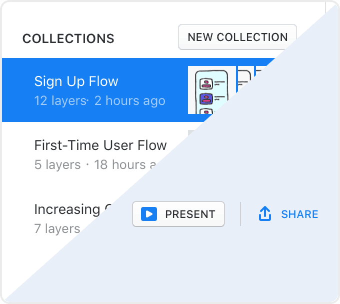 Collections for design reviews