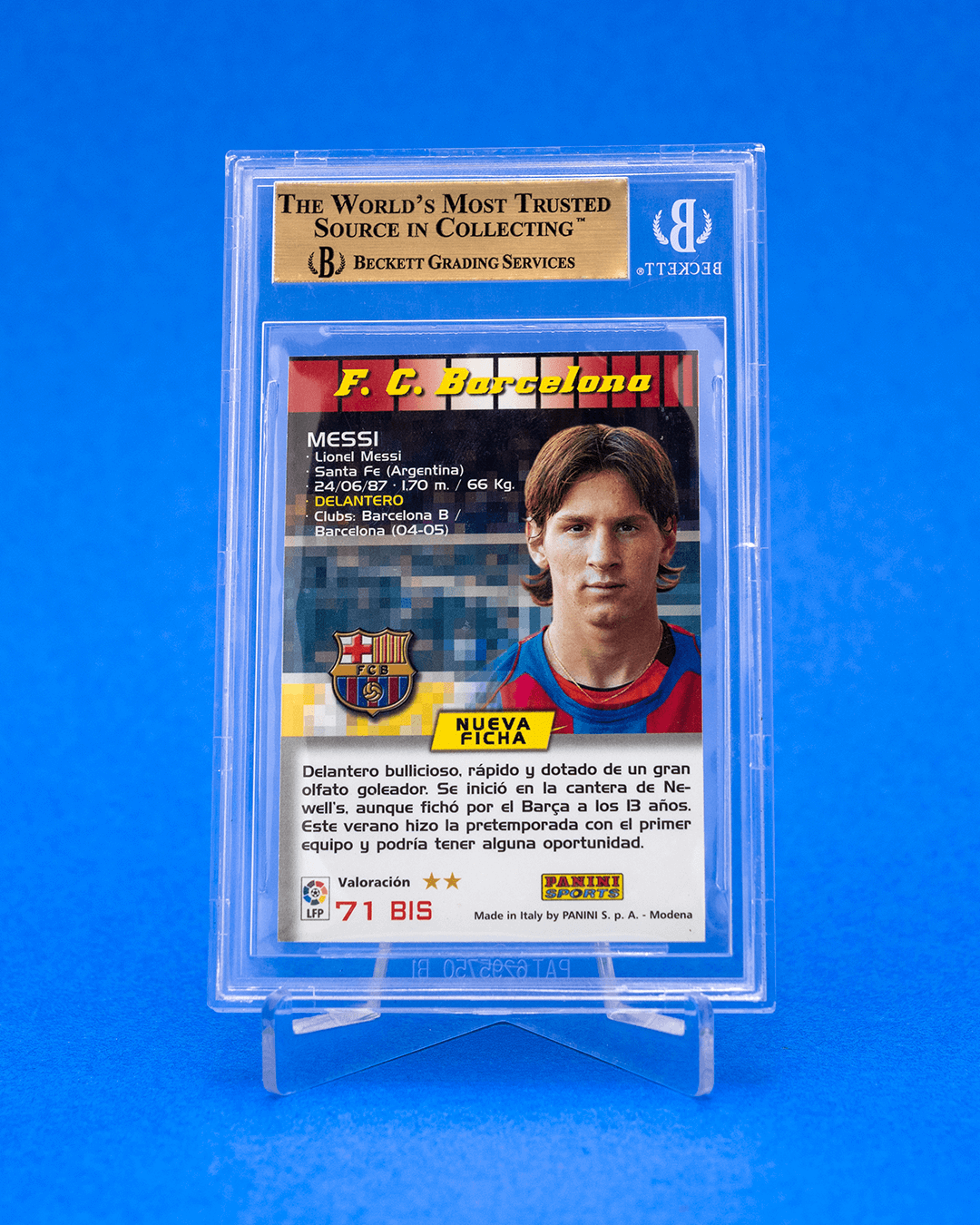 Lionel Messi Rookie Card