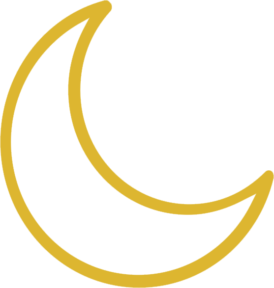 Moon shape icon