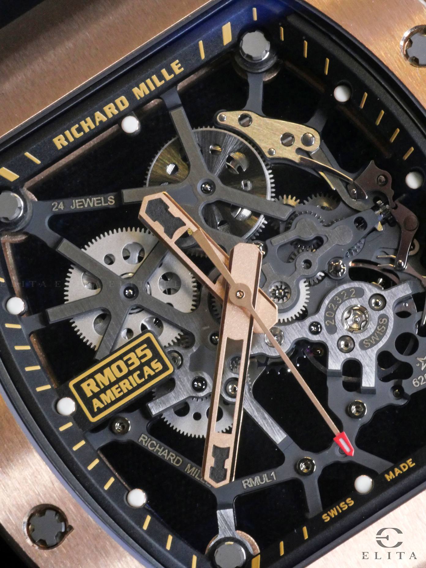 RM 035 AMERICAS Rose Gold Toro