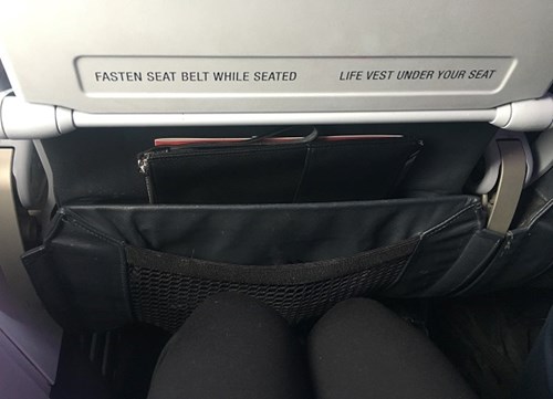Cramped Plane Seat