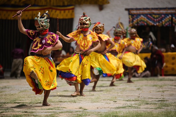 Bhutanese Masked Dancers