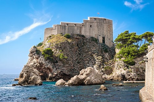 Fort Lovrijenac in Dubrovnik