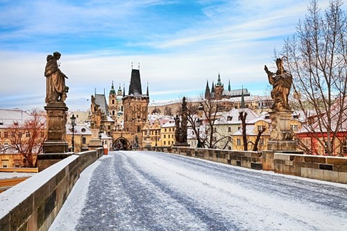 Prague In Winter