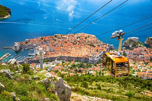 Cable Car in Dubrovnik