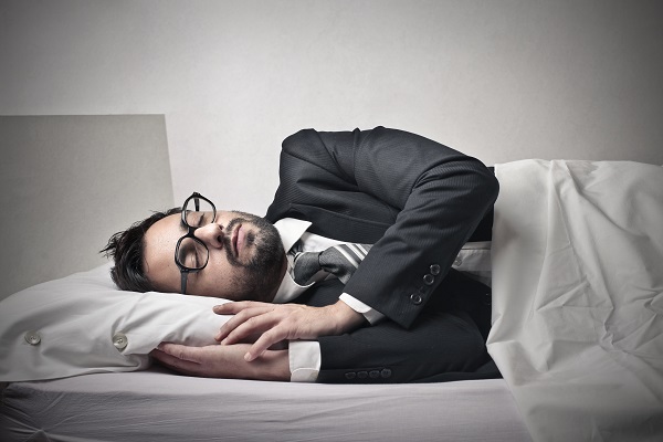 Sleeping Businessman