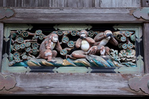 Tosho-gu three wise monkeys