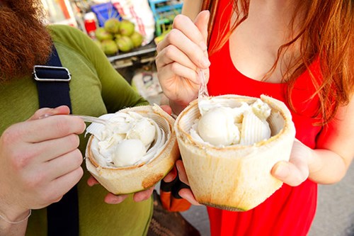 Coconut ice cream