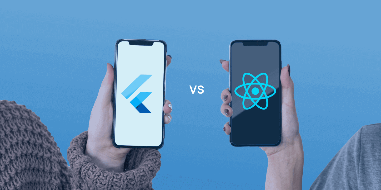 React vs flutter. React vs flutter