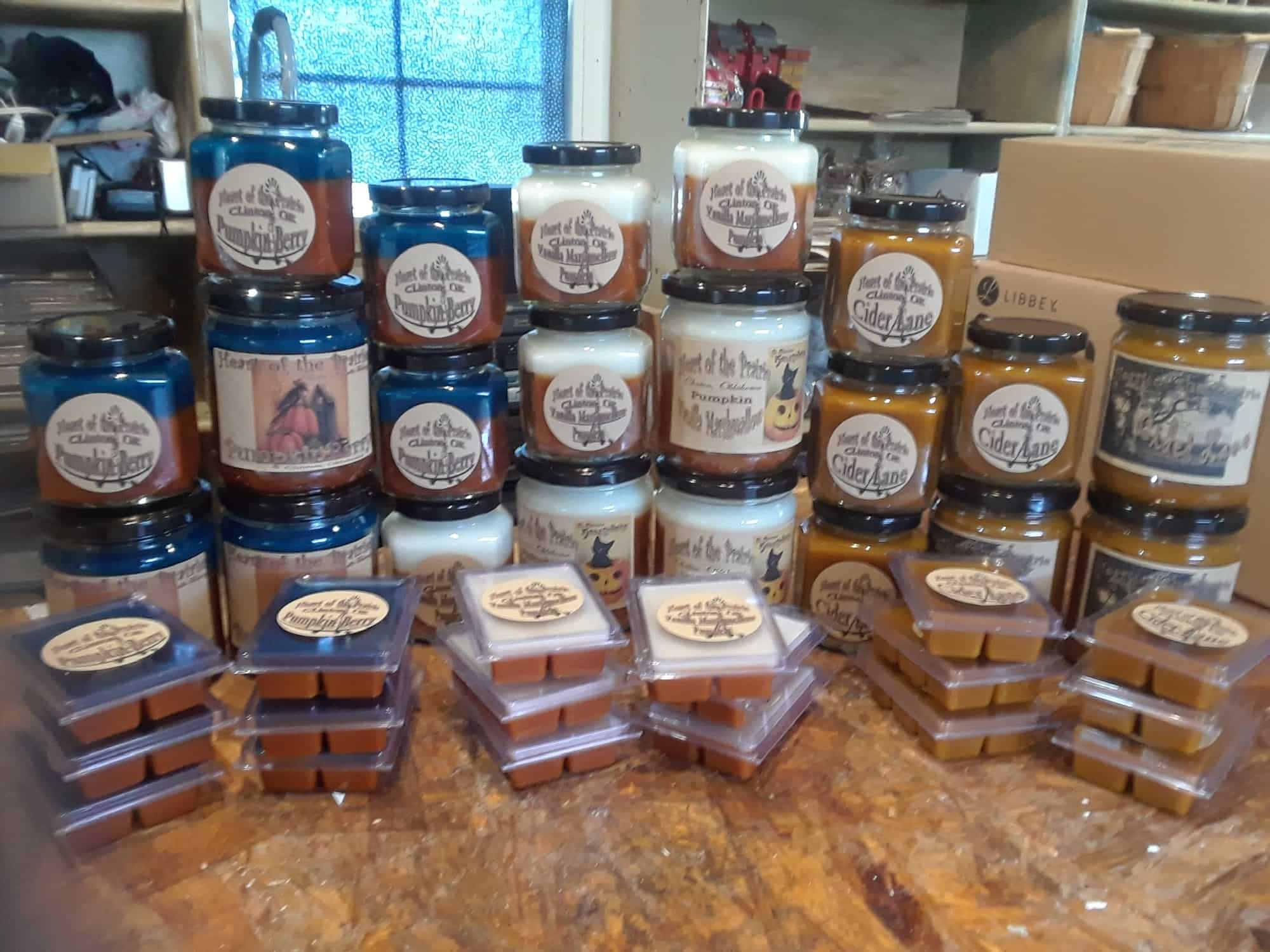 Heart of the Prairie Candle Company Made in Oklahoma