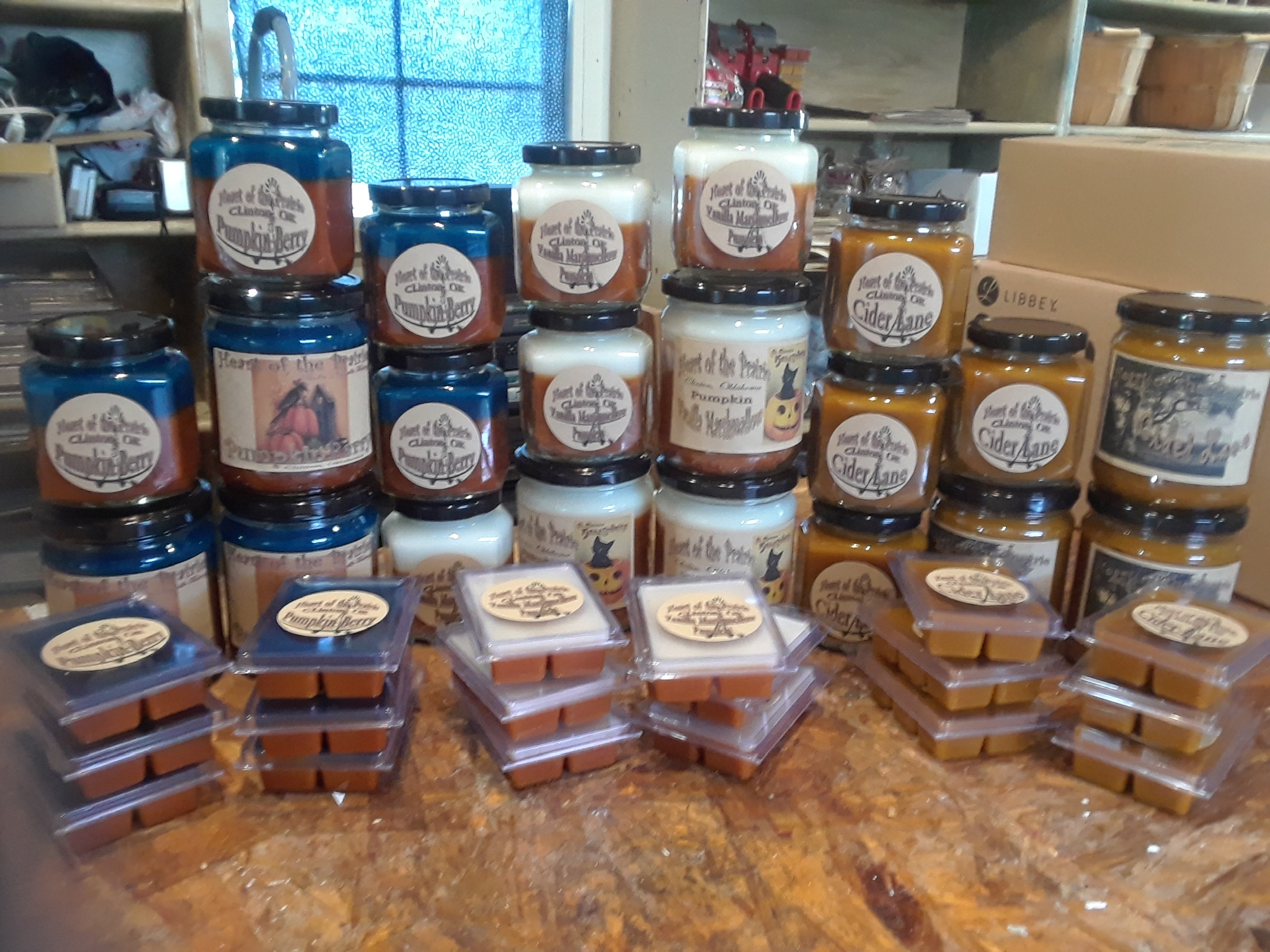 Heart of the Prairie Candle Company Made in Oklahoma