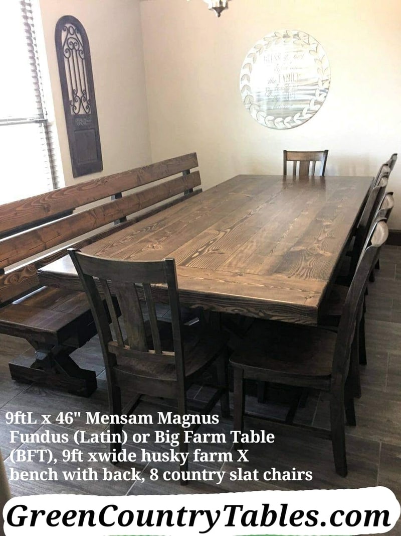 Green Country Tables Made in Oklahoma