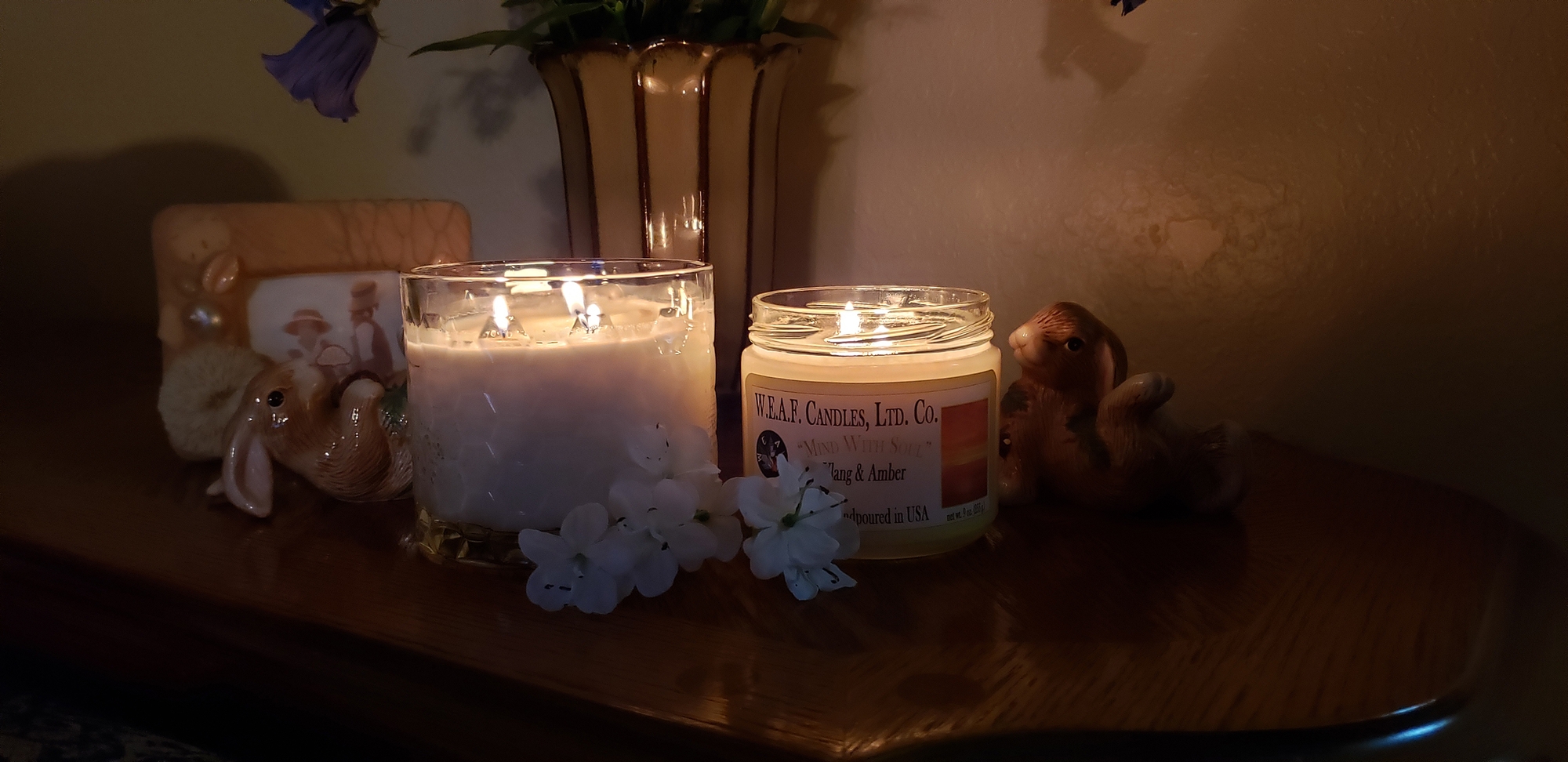 W.E.A.F. Candles Made in Oklahoma