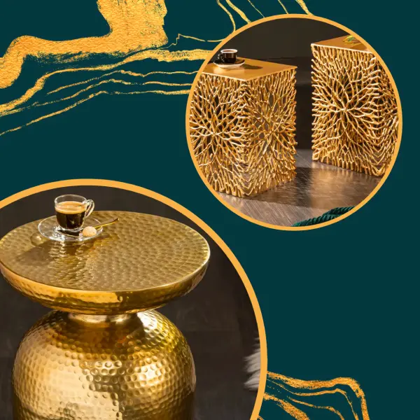 Brighten Your Home 15 Stunning Gold Coffee Tables