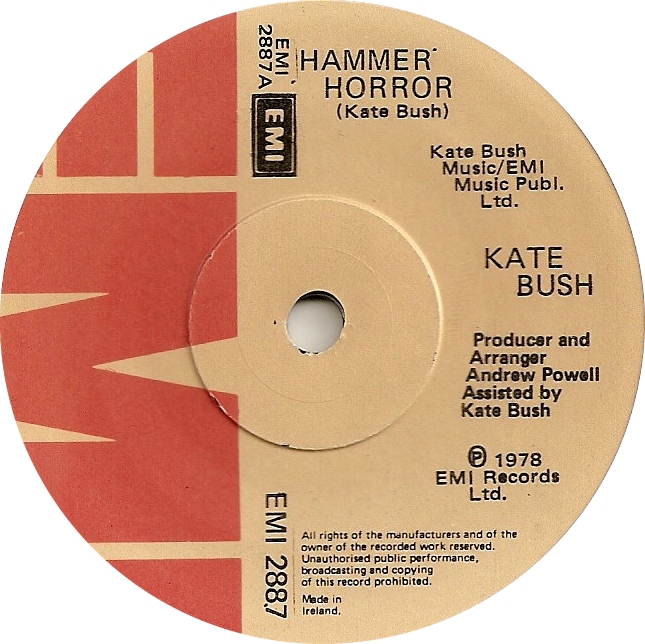 Hammer Horror Singles & EPs Kate Bush Collectibles