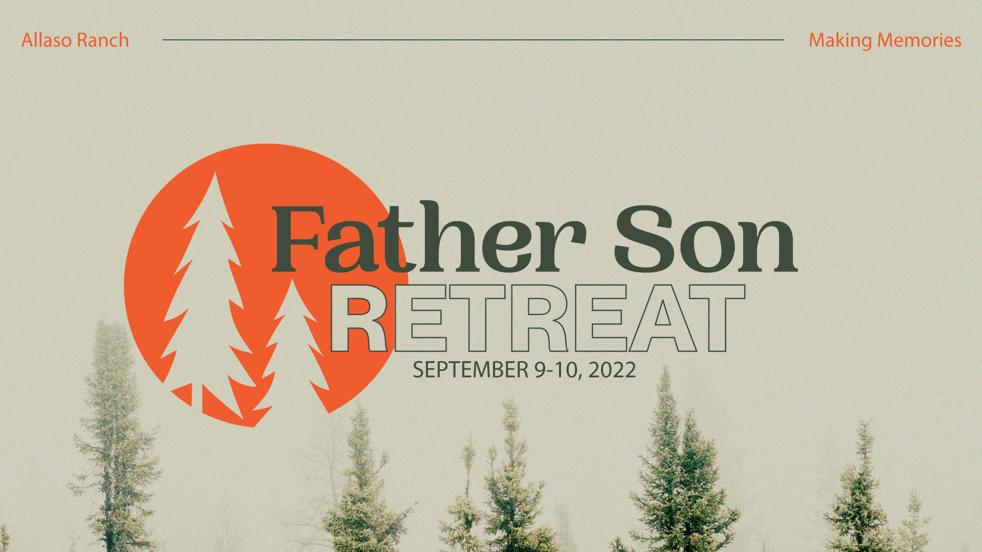Father Son Retreat Art