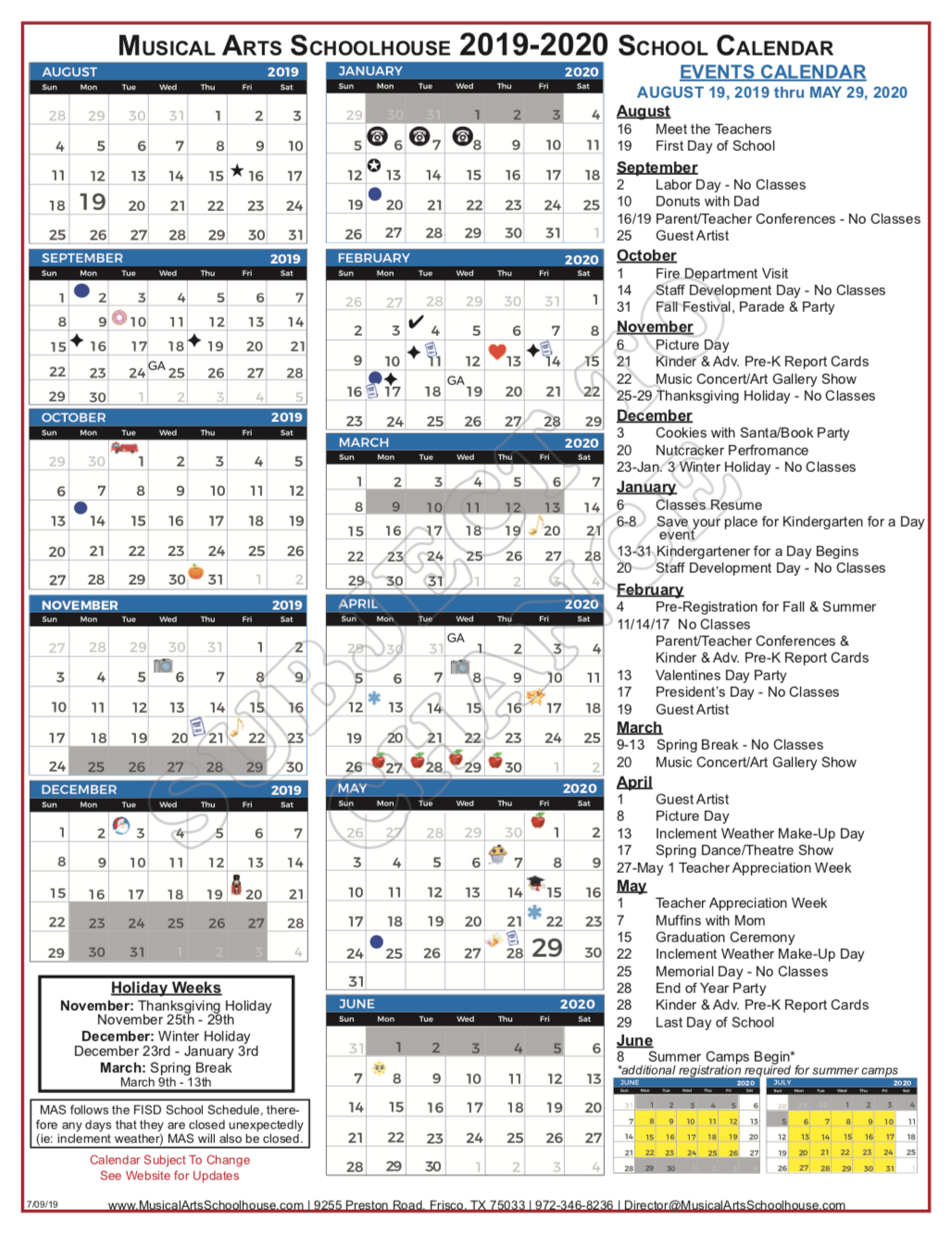 Frisco Creative Arts Preschool