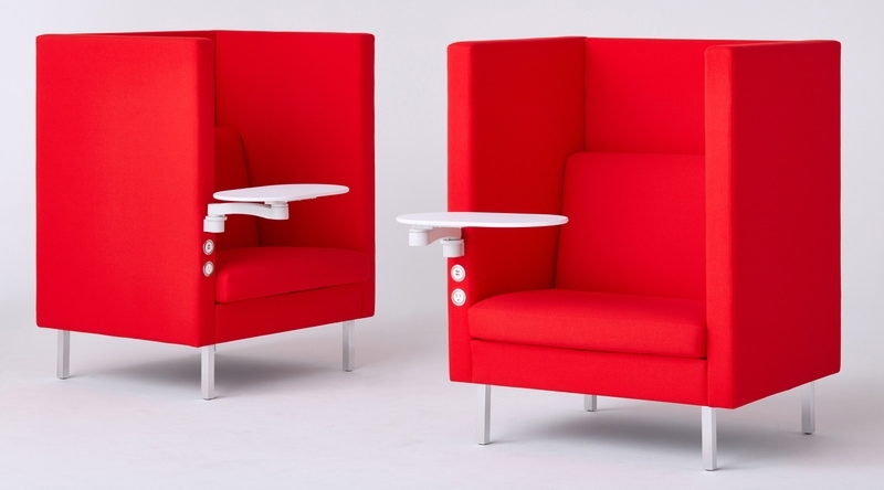 Tuxedo™ High Back with Tablet & Power