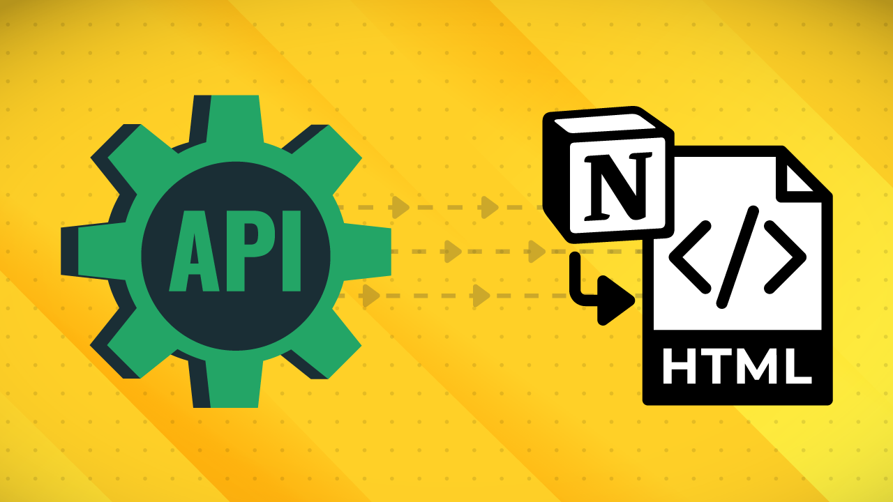 Notion page to HTML using API