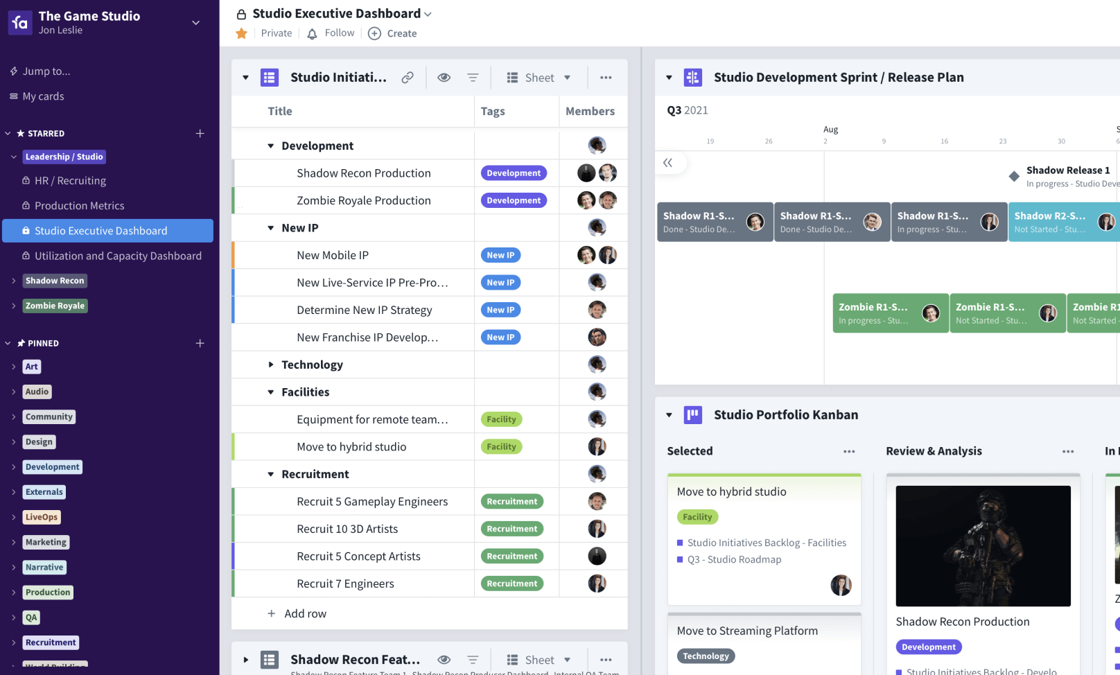 Favro | Collaboration for Game Studios