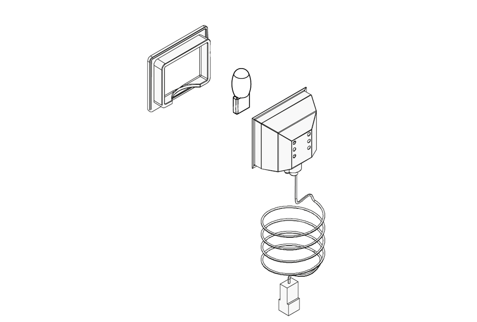 C01.2333 DN Complete Lamp Holder 12V Lamp holder complete with