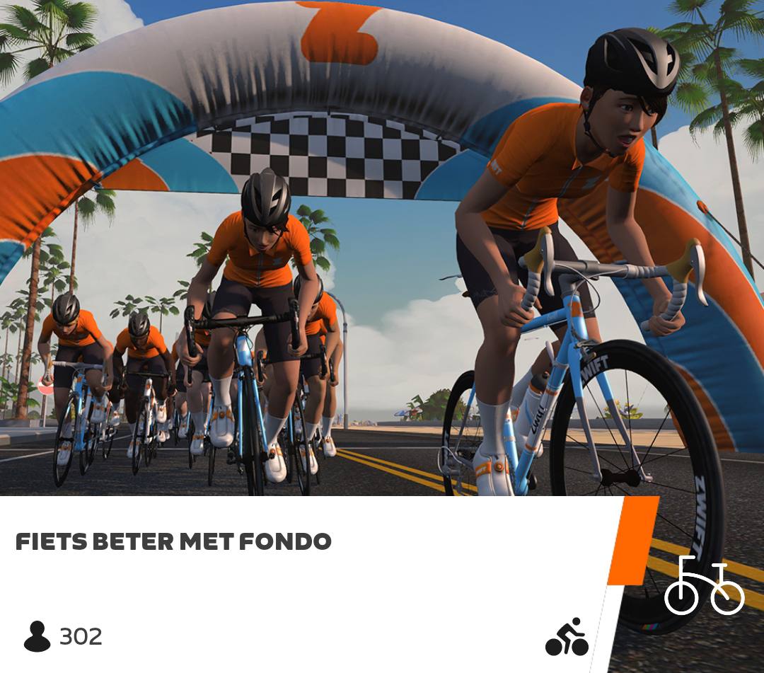 Dit is de Fondo Zwift kalender 2023/2024 - KNWU Fondo