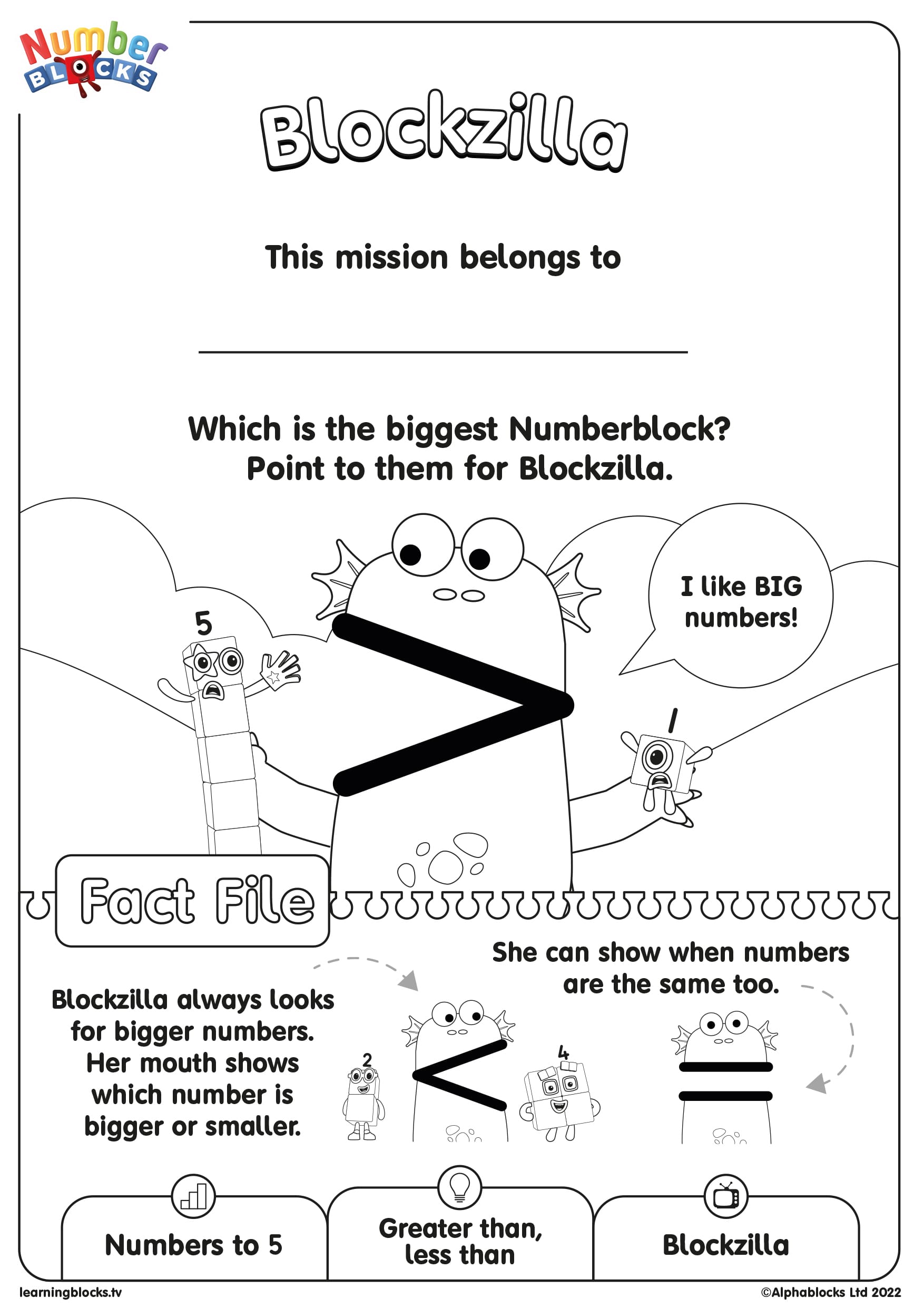 Numberblocks Episodes Blockzilla