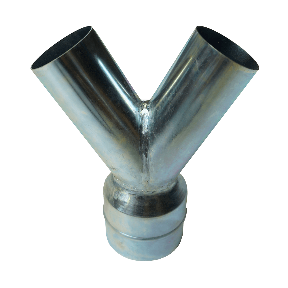 70mm to 50/50mm Y reducer branch for the MAXVAC Supra