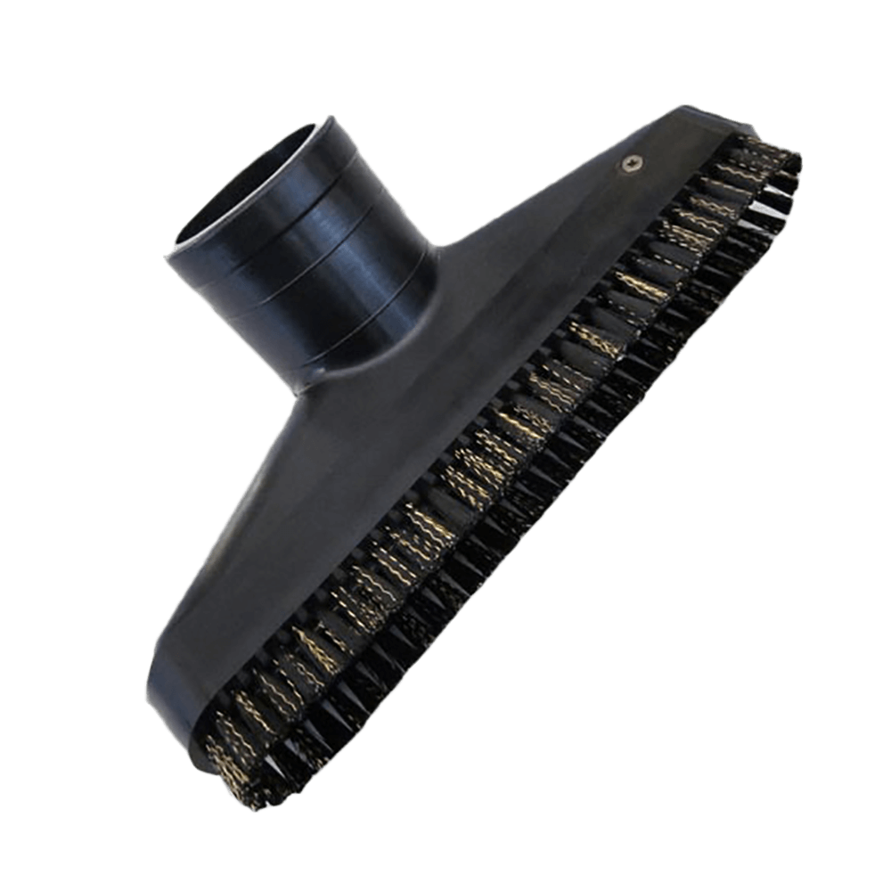 Rubber brush with anti-static brass bristles strips 50mm