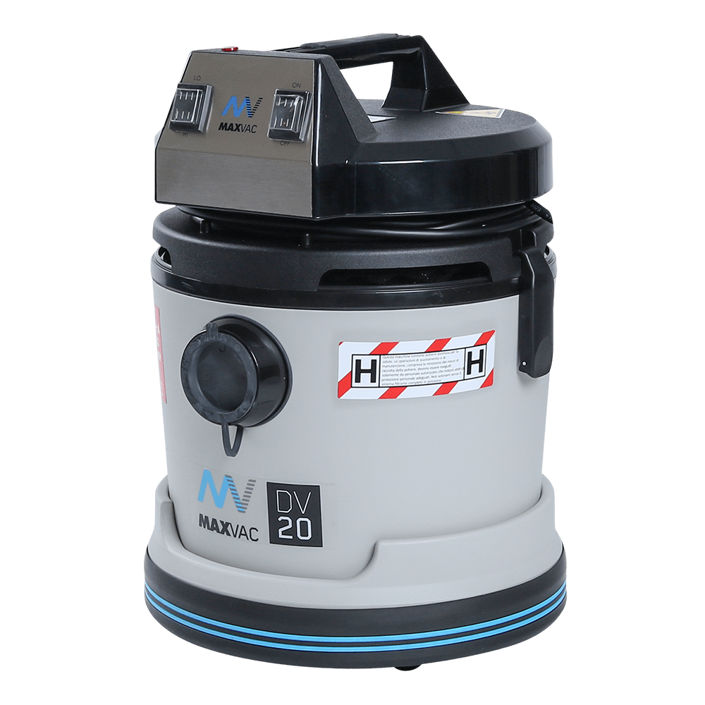 MAXVAC Dura HClass Certified 20L Vacuum, no power takeoff. Light & Compact