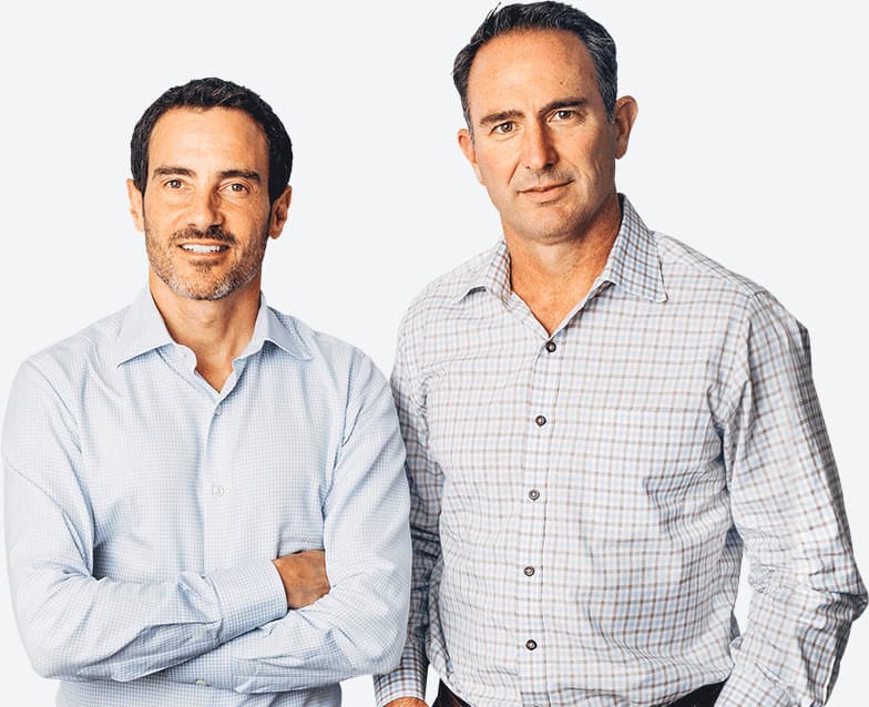 Doug Brien and Colin Wiel, Mynd co-founders