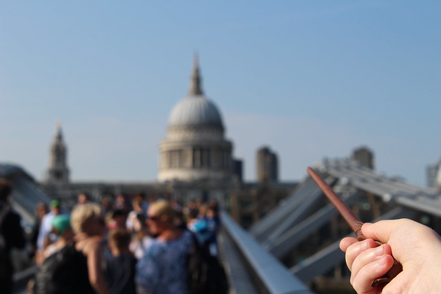 Cast your magic spells on Millennium Bridge